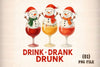 Drink Drank Drunk Clipart Bundle