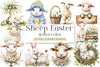Sheep Easter Clipart Bundle