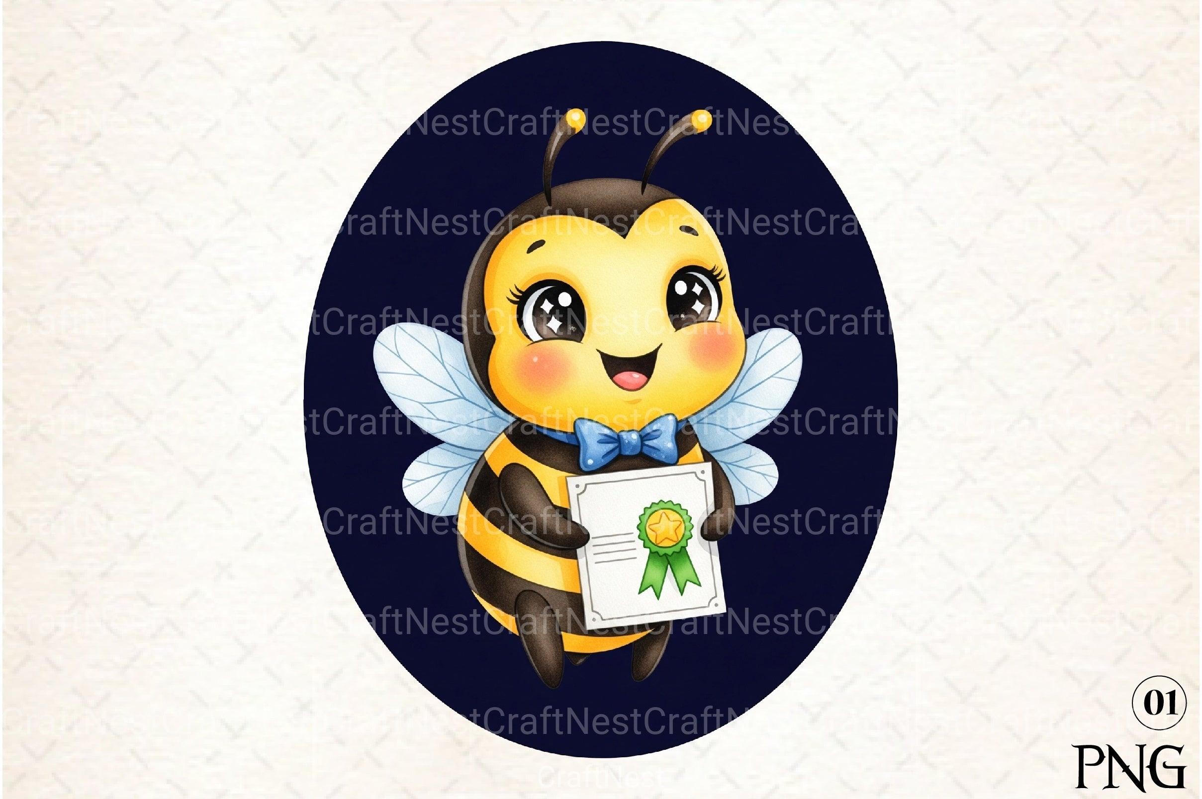 Back to School Bee Clipart Bundle 2 - CraftNest - Digital Crafting and Art