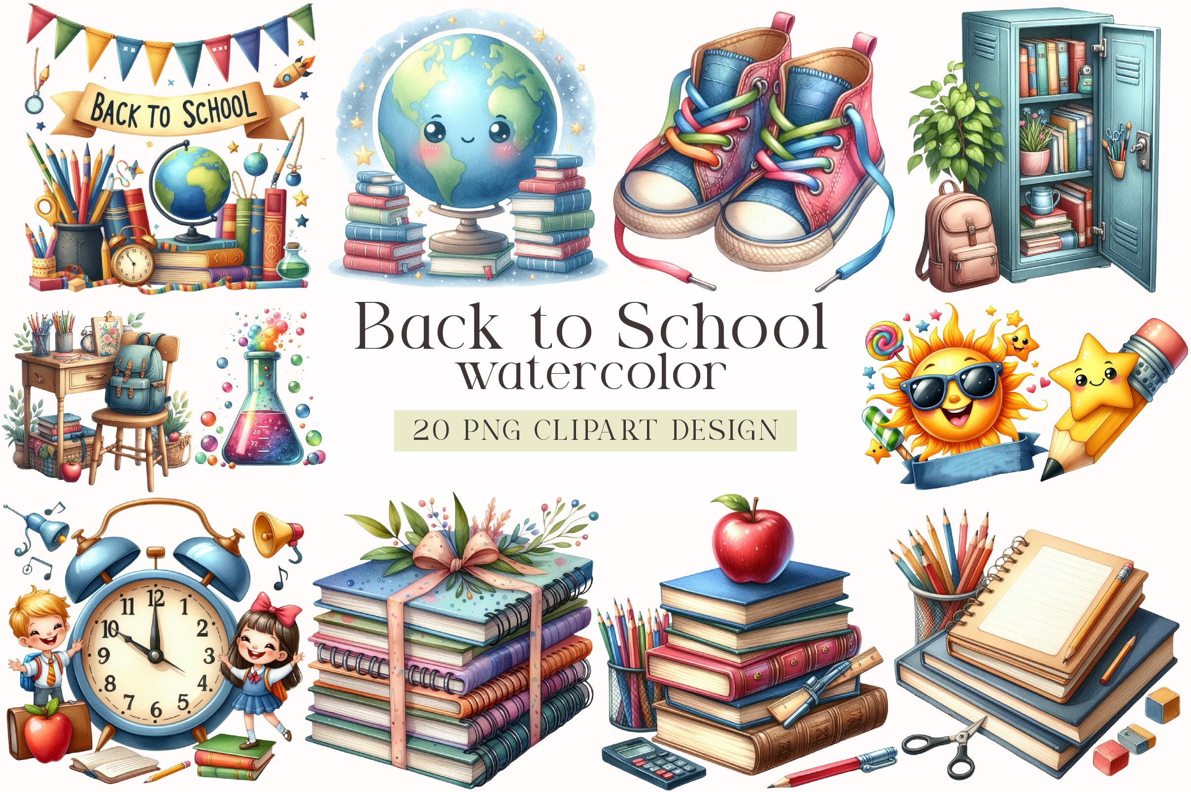 Back to School Clipart Bundle