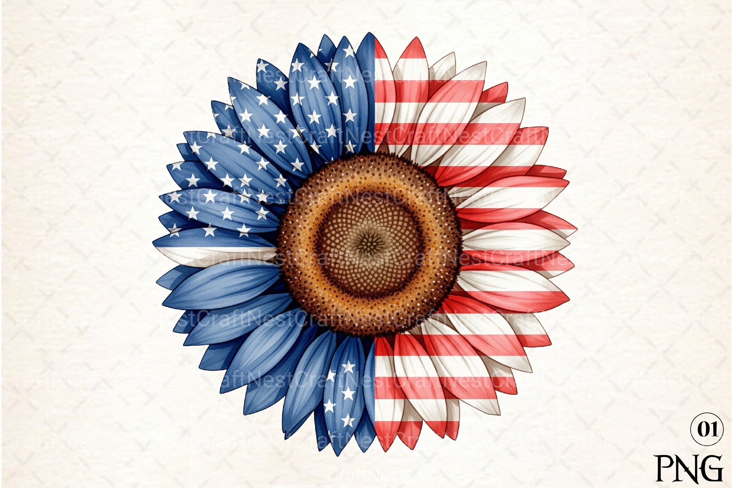 American Sunflower Clipart Bundle - CraftNest - Digital Crafting and Art