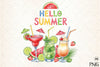 Summer Season Quotes Clipart Bundle 45