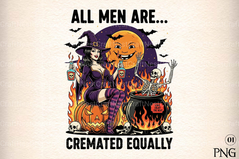 Feminist Witch Funny Spooky Clipart Bundle - CraftNest - Digital Crafting and Art