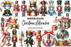 Christmas Nutcracker Clipart Bundle - CraftNest - Digital Crafting and Art