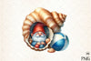 Seashell Gnome Clipart Bundle 44