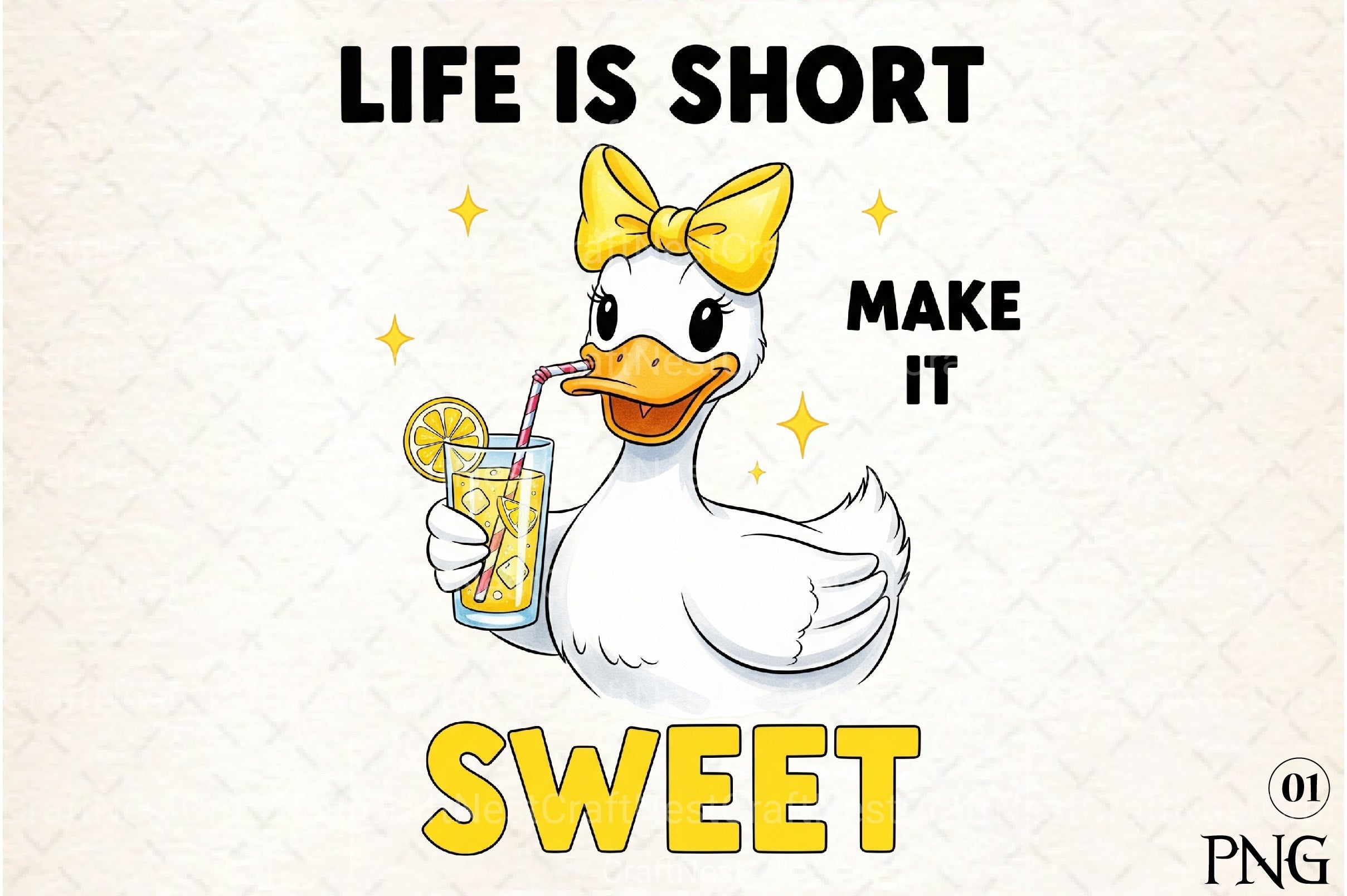 Funny Lemon Goose Clipart Bundle - CraftNest - Digital Crafting and Art