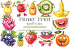 Funny Fruit Clipart Bundle