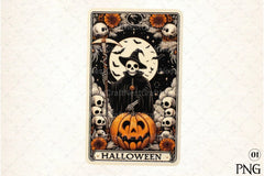 Halloween Tarot Card Clipart Bundle 33 - CraftNest - Digital Crafting and Art