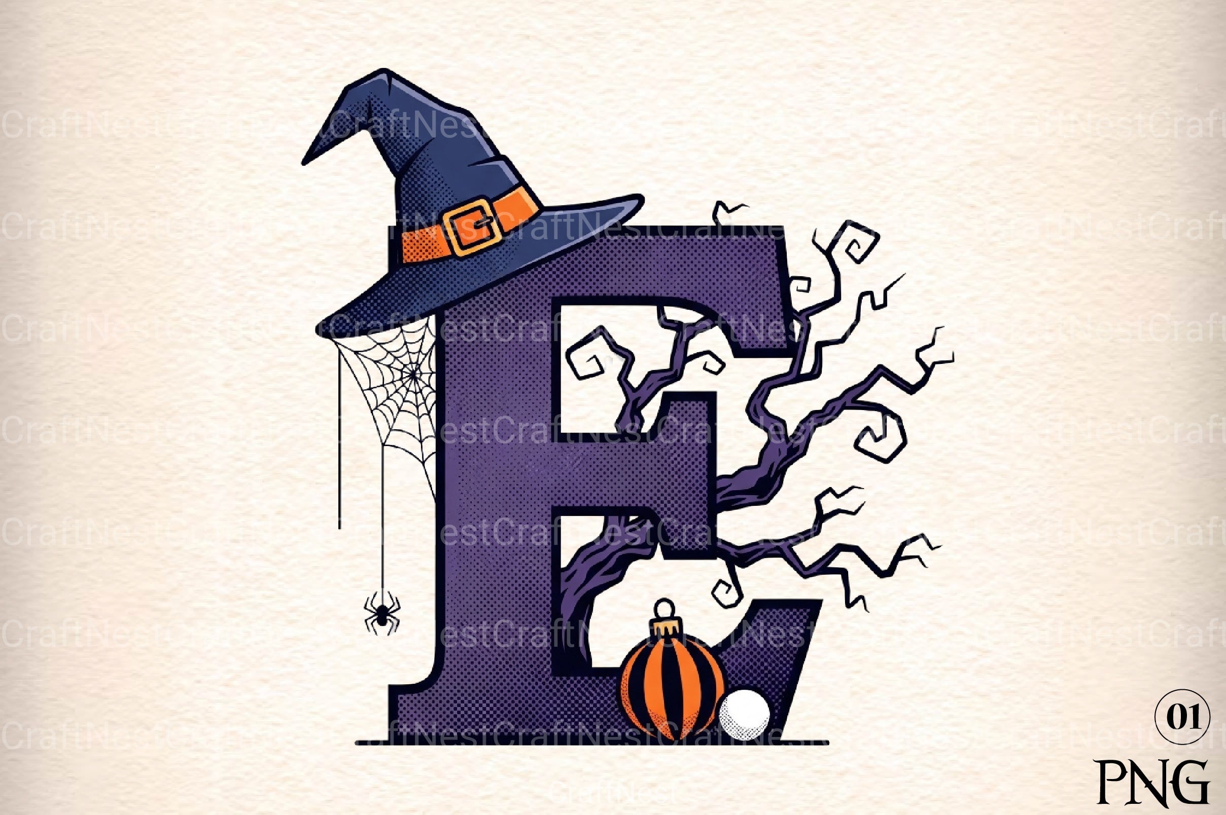 Halloween Alphabet Clipart Bundle 39 - CraftNest - Digital Crafting and Art
