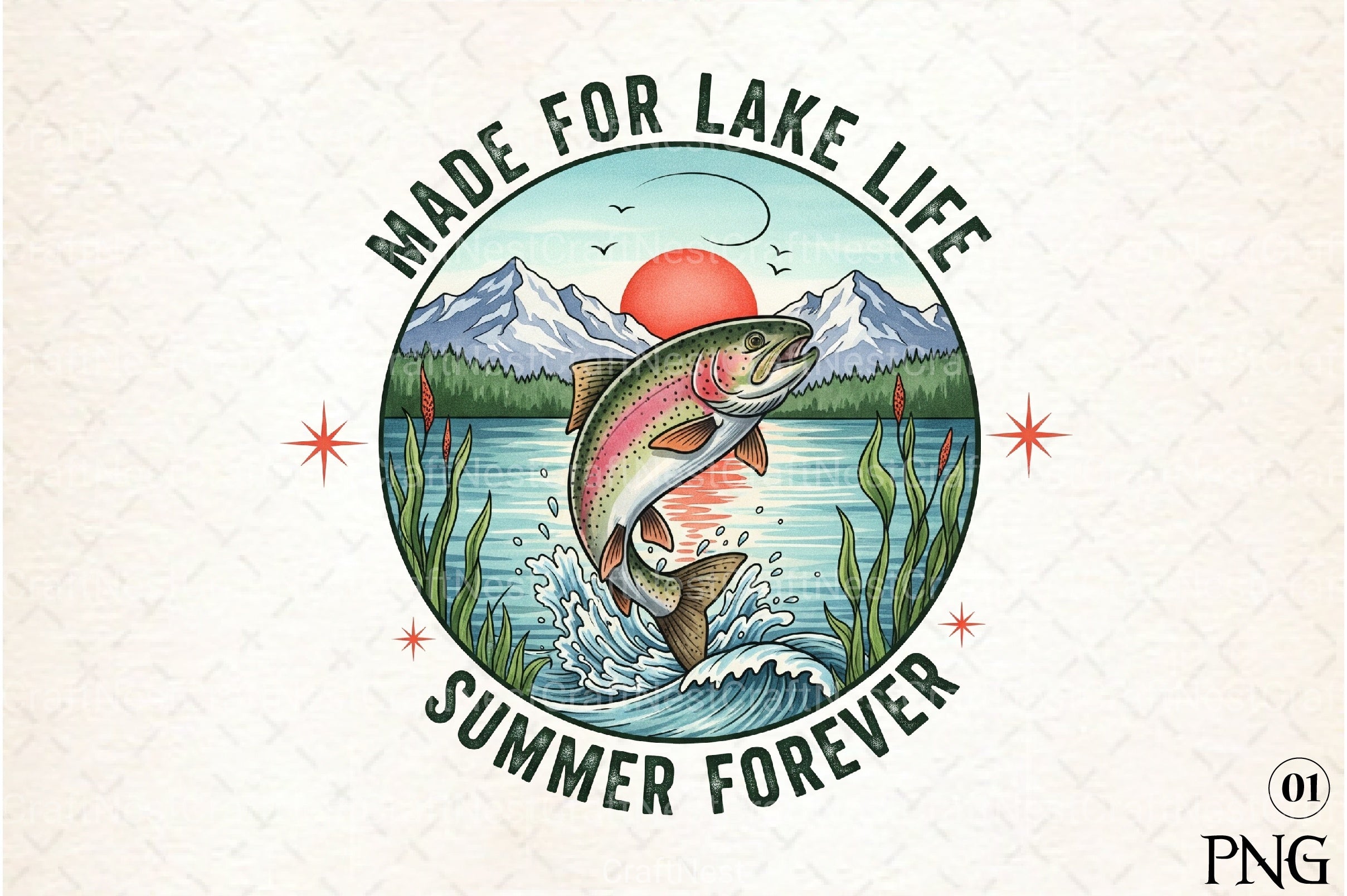 Vintage Summer Clipart Bundle 18 - CraftNest - Digital Crafting and Art