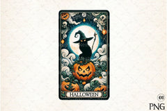 Halloween Tarot Card Clipart Bundle 21 - CraftNest - Digital Crafting and Art
