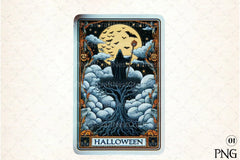 Halloween Tarot Card Clipart Bundle 35 - CraftNest - Digital Crafting and Art