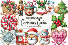 Christmas Cookie Clipart Bundle - CraftNest - Digital Crafting and Art