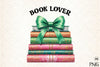 Book Lover Coquette Bow Clipart Bundle