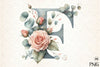 Floral Alphabet Clipart Bundle
