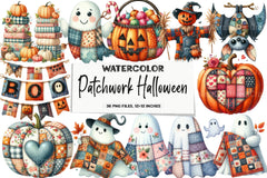 Green & White Halloween Clipart Bundle 2 - CraftNest - Digital Crafting and Art