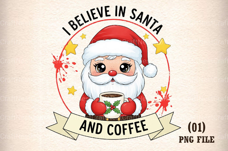 Christmas Coffee Clipart Bundle 2 - CraftNest - Digital Crafting and Art