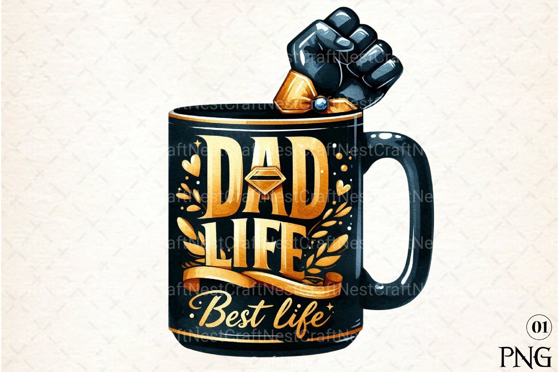 Kids Father’s Day Fist Bump Clipart Bundle 4 - CraftNest - Digital Crafting and Art