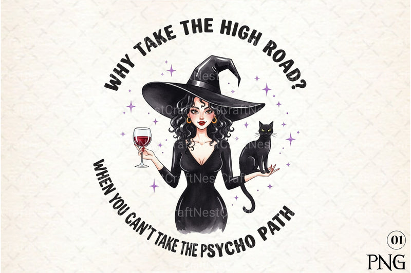 Sarcastic Halloween Witch Clipart Bundle - CraftNest - Digital Crafting and Art
