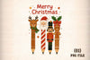 Christmas Pencils Clipart Bundle 2