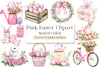Pink Easter Clipart Bundle
