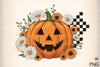 Floral Halloween Fall Pumpkin Clipart Bundle