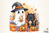 Kawaii Halloween Clipart Bundle 8