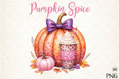 Pumpkin Spice Clipart Bundle 2 - CraftNest - Digital Crafting and Art