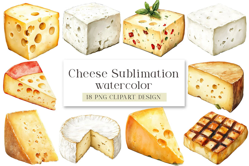 Cheese Clipart Bundle - CraftNest - Digital Crafting and Art