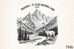 Wild Places: U.S. National Parks Clipart Bundle 4 - CraftNest - Digital Crafting and Art