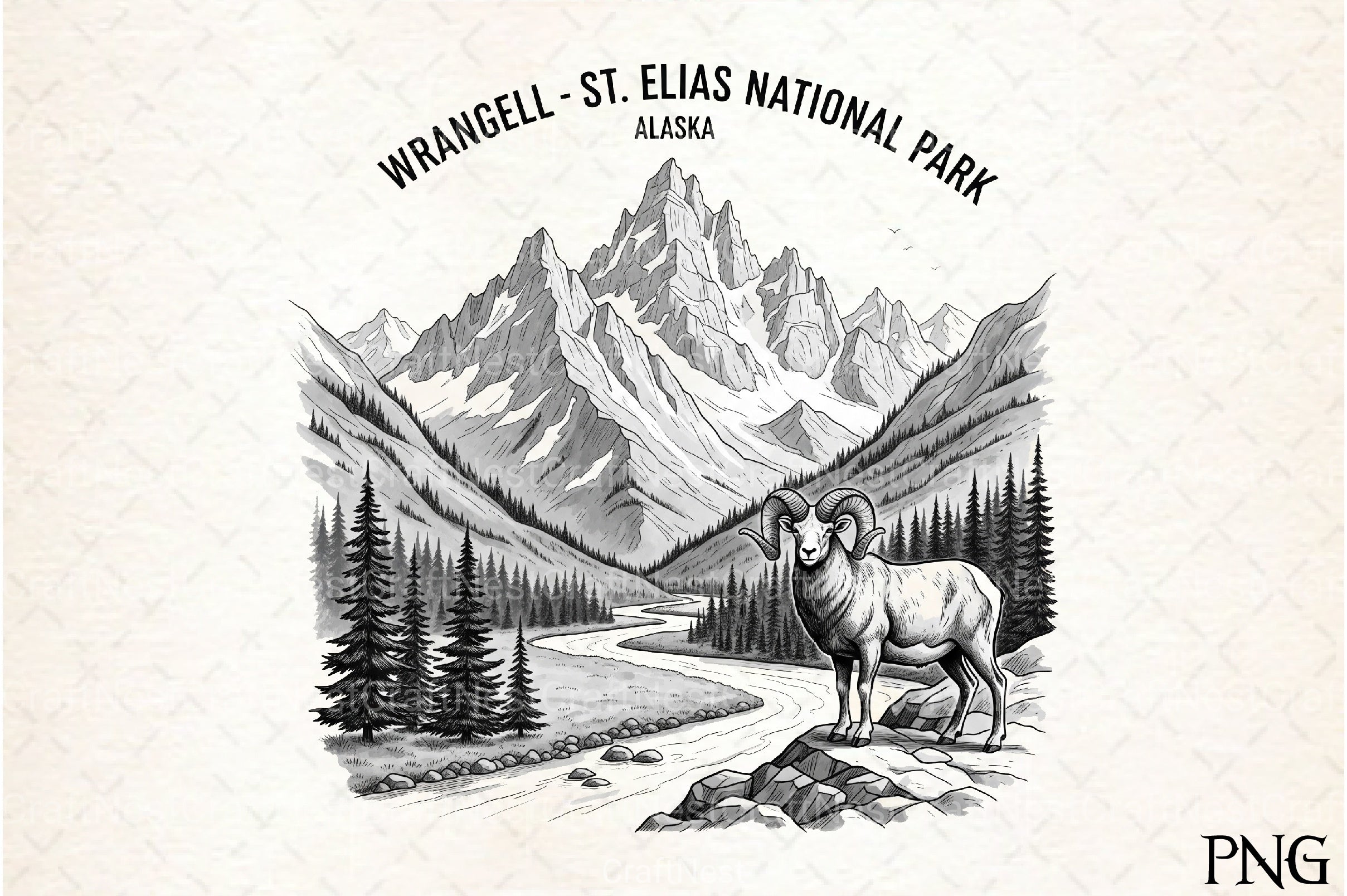 Wild Places: U.S. National Parks Clipart Bundle 4 - CraftNest - Digital Crafting and Art