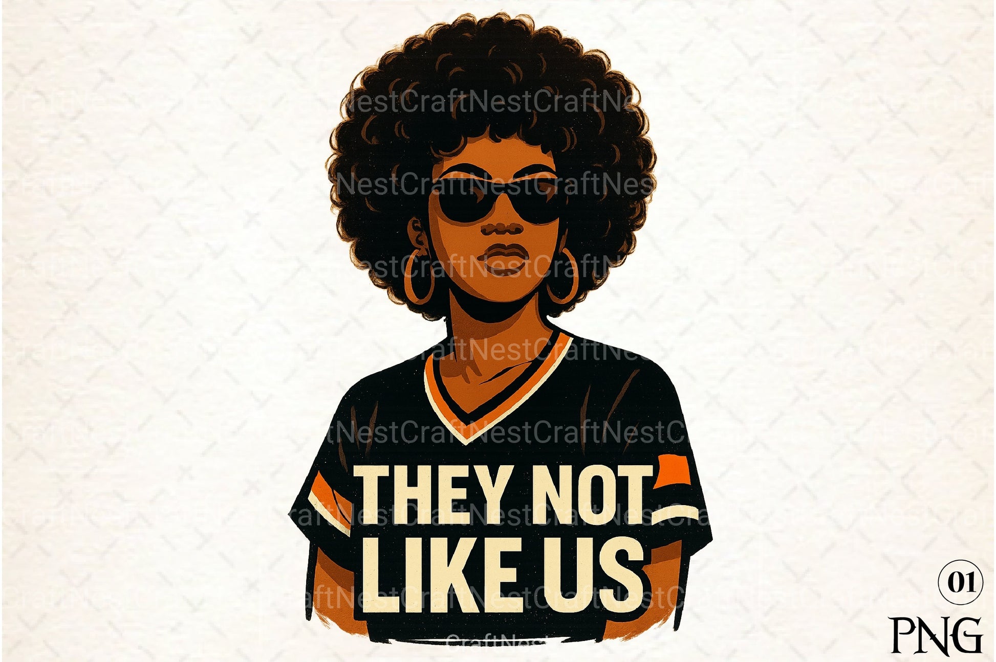 They Not Like Us: Black Women Clipart Bundle - CraftNest - Digital Crafting and Art