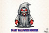 Scary Halloween Monster Clipart Bundle