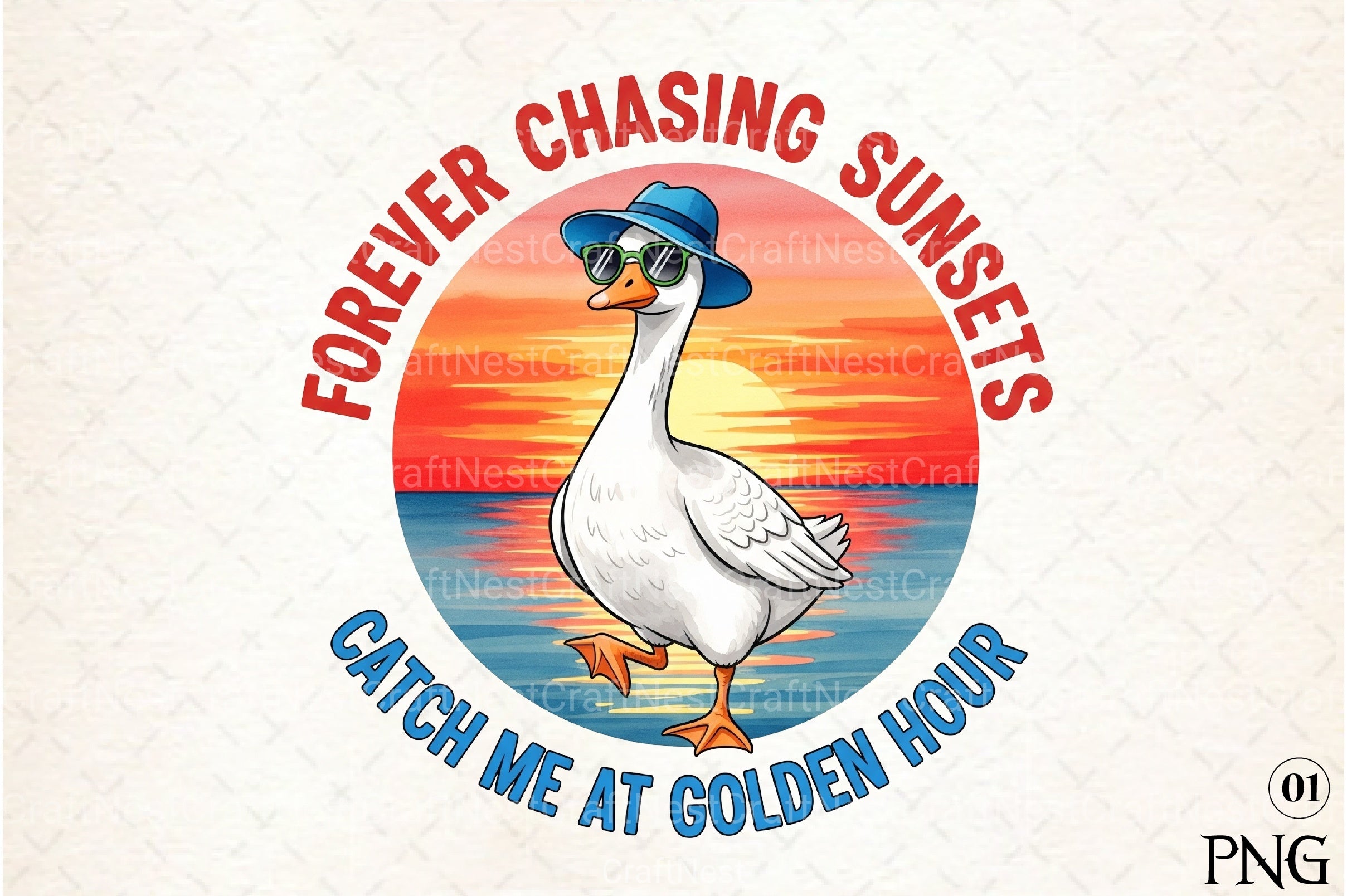 Summer Goose Clipart Bundle 6 - CraftNest - Digital Crafting and Art