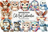 Cute Owl Clipart Bundle