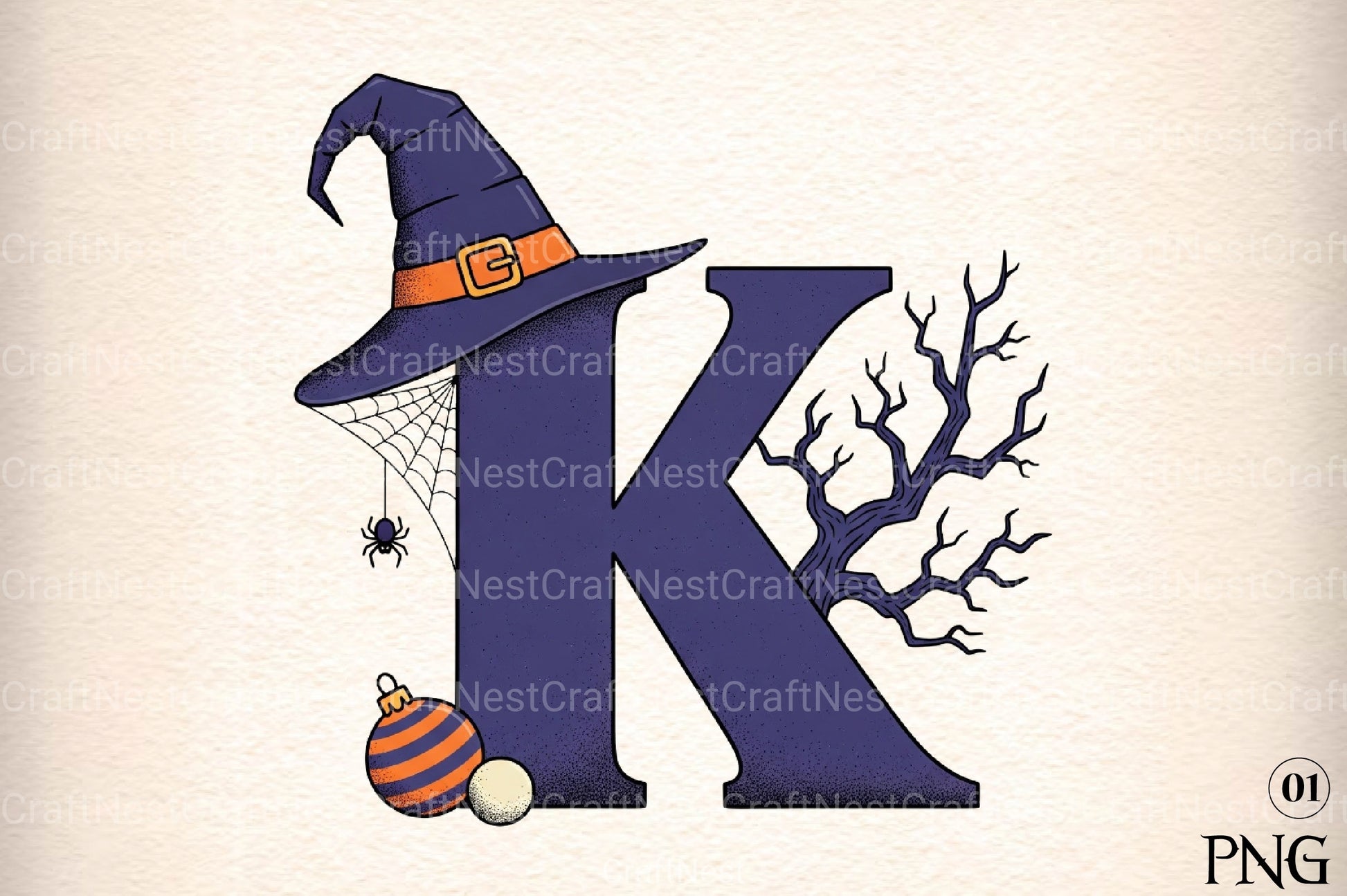 Halloween Alphabet Clipart Bundle 6 - CraftNest - Digital Crafting and Art