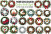 Christmas Wreath Clipart Bundle 99
