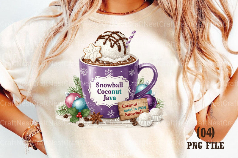 Christmas Coffee Clipart Bundle 1 - CraftNest - Digital Crafting and Art