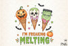 Freaking Melting Funny Halloween Clipart Bundle