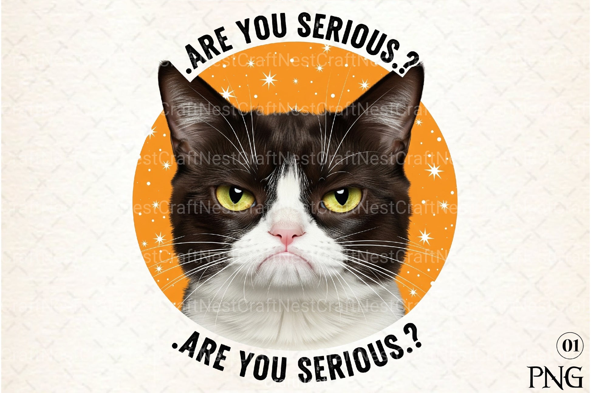 Funny Cat Quotes Clipart Bundle 3 - CraftNest - Digital Crafting and Art