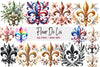 Fleur De Lis Clipart Bundle