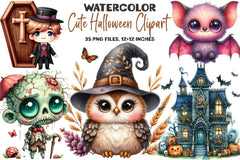 Cute Halloween Clipart Bundle - CraftNest - Digital Crafting and Art
