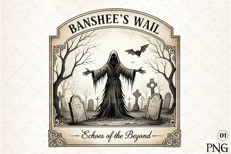 Vintage Halloween Potion Labels Clipart Bundle 14 - CraftNest - Digital Crafting and Art