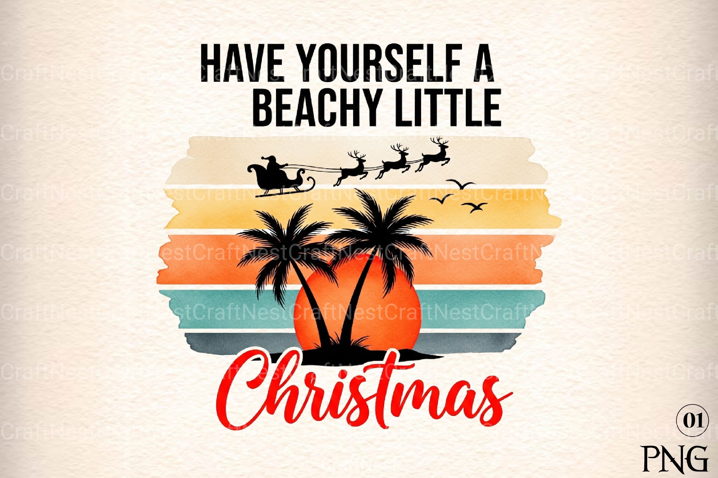 Christmas in July Funny Clipart Bundle 5 - CraftNest - Digital Crafting and Art