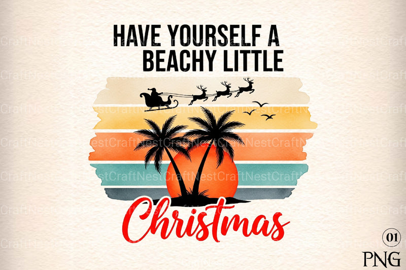 Christmas in July Funny Clipart Bundle 5 - CraftNest - Digital Crafting and Art