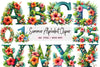 Summer Alphabet Clipart Bundle