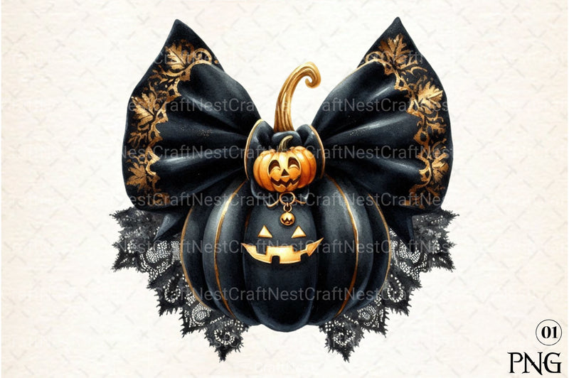 Elegant Halloween Clipart Bundle 6 - CraftNest - Digital Crafting and Art