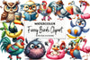 Funny Birds Clipart Bundle