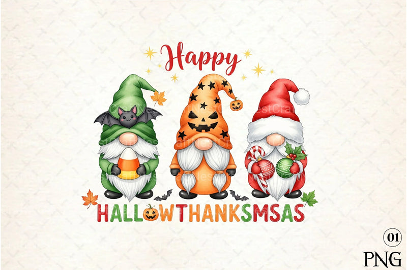 Happy Hallothanksmas Clipart Bundle 6 - CraftNest - Digital Crafting and Art