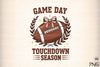 Game Day Football Bow & Touchdown Clipart Bundle